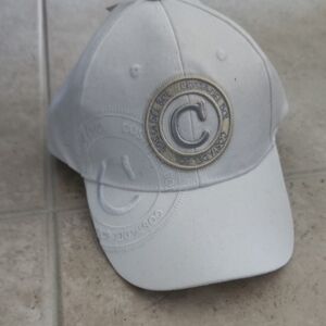 Costa Del Sol - White Cap with Embroidered Logo